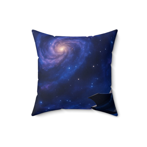 Galactic Odyssey - Faux Suede Square Pillow