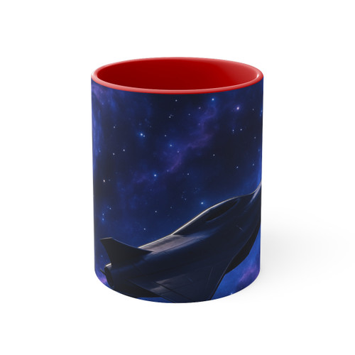 Galactic Odyssey - Colorful Accent Mugs, 11oz