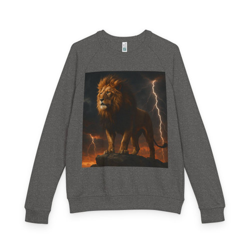 Unyielding Spirit - Unisex French Terry Raglan Crewneck