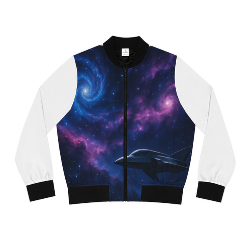 Galactic Odyssey - Women's Bomber Jacket (AOP)