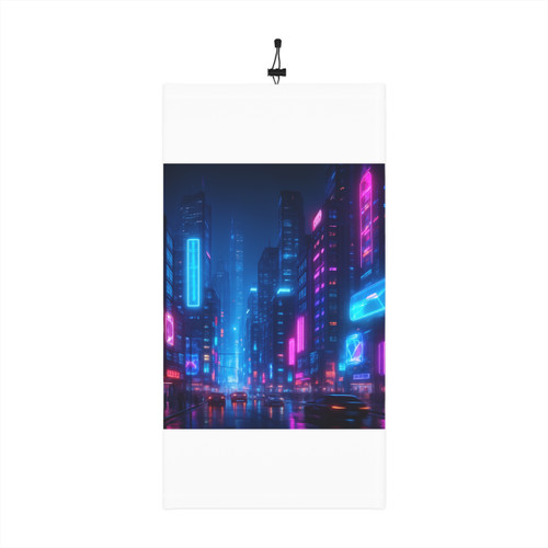 Cyberpunk Dreamscape - Winter Neck Gaiter With Drawstring