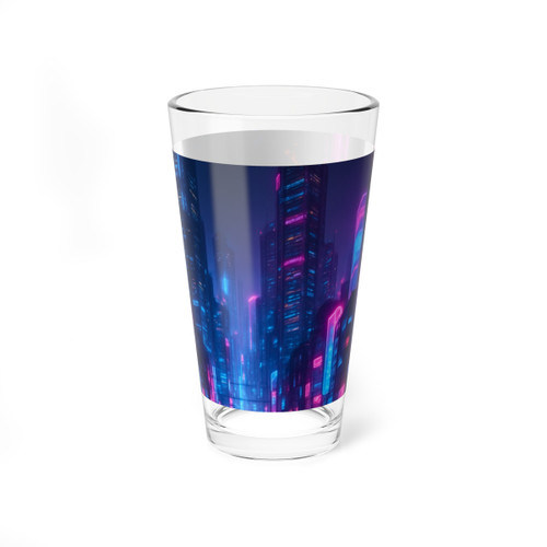 Cyberpunk Dreamscape - Mixing Glass, 16oz