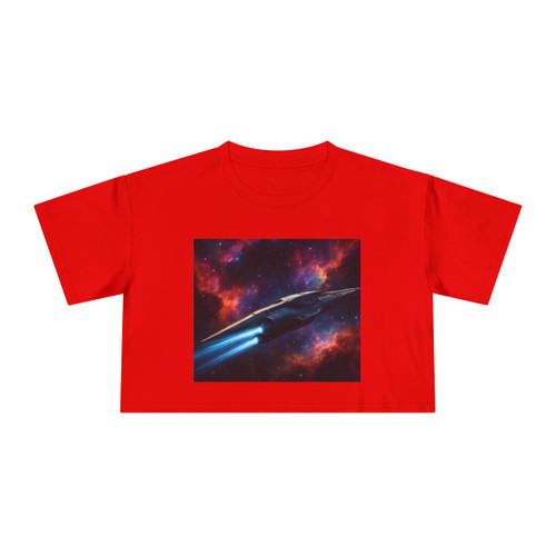Galactic Voyager - Women's Crop Tee
