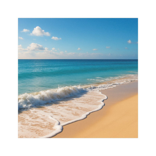 Serene Coastal Bliss - Car Magnets