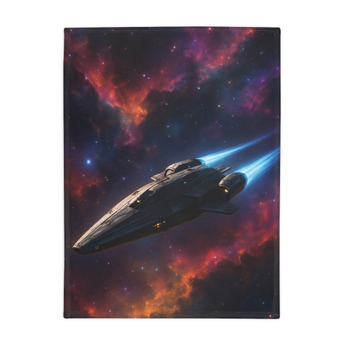 Galactic Voyager - Plush Fleece Blanket
