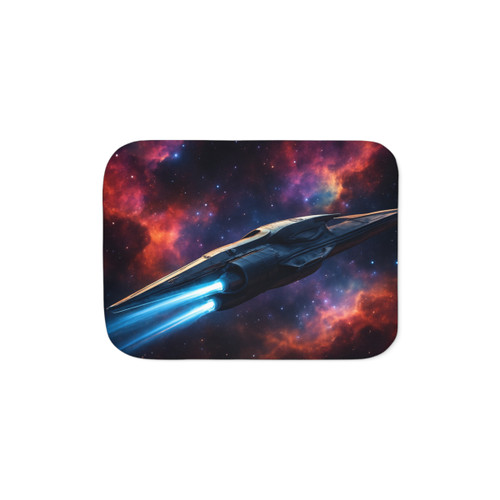 Galactic Voyager - Sherpa Blanket, Two Colors