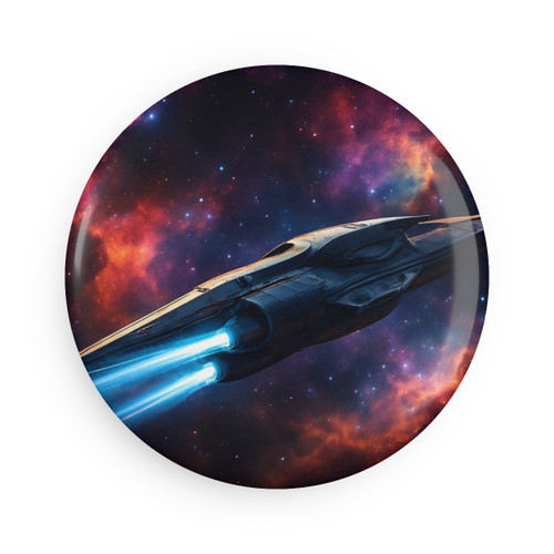 Galactic Voyager - Button Magnet, Round (1 & 10 pcs)