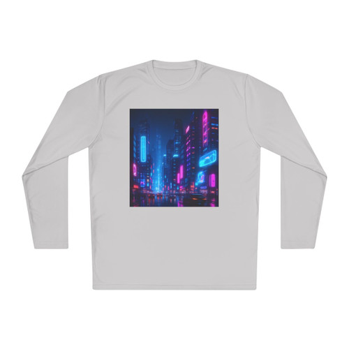 Cyberpunk Dreamscape - Unisex Lightweight Long Sleeve Tee