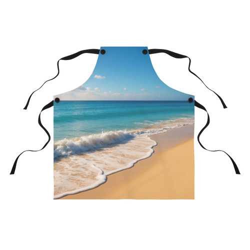 Serene Coastal Bliss - Apron (AOP)