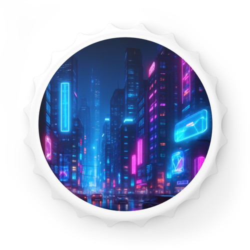Cyberpunk Dreamscape - Bottle Opener