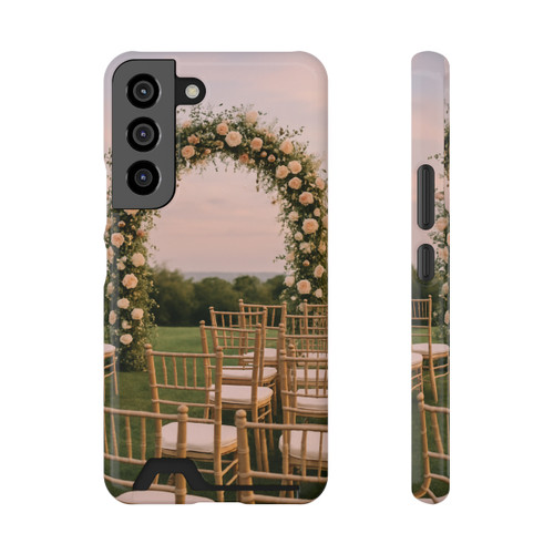 Ethereal Garden Bliss - Phone Case With Card Holder