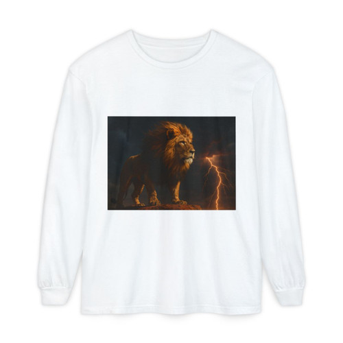 Unyielding Spirit - Unisex Garment-dyed Long Sleeve T-Shirt