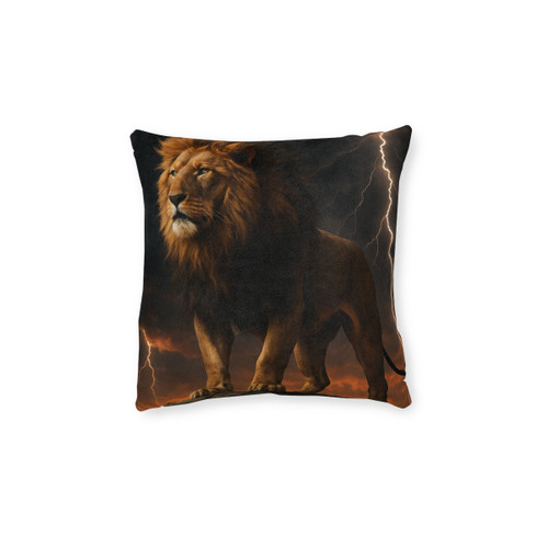 Unyielding Spirit - Square Pillow - Pink Back