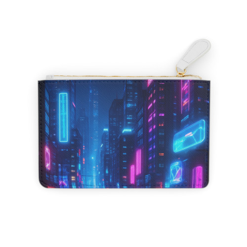 Cyberpunk Dreamscape - Mini Clutch Bag
