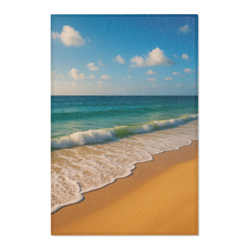 Serene Coastal Bliss - Area Rugs 