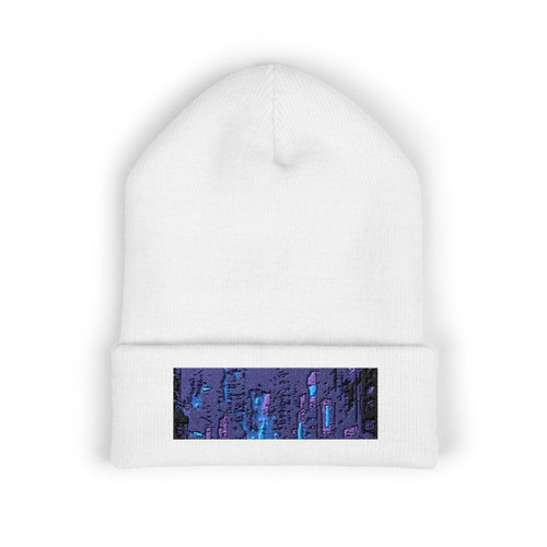 Cyberpunk Dreamscape - Classic Cuffed Beanie (Embroidery)