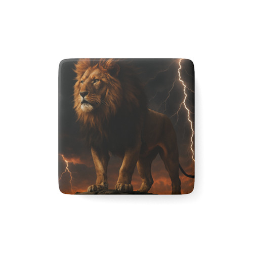Unyielding Spirit - Porcelain Magnet, Square