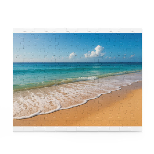 Serene Coastal Bliss - Puzzle (120, 252, 500-Piece)