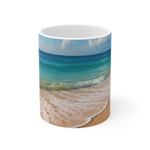 Serene Coastal Bliss - Mug 11oz