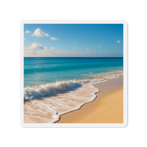 Serene Coastal Bliss - Die-Cut Magnets