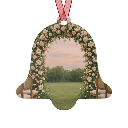 Ethereal Garden Bliss - Metal Ornaments