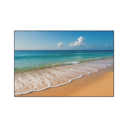 Serene Coastal Bliss - Heavy Duty Floor Mat