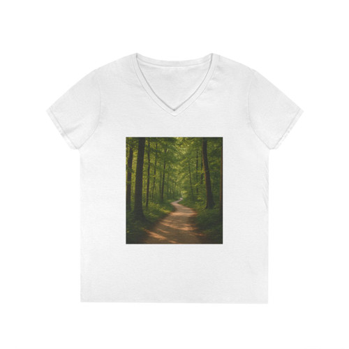 Path of Enlightenment - Ladies' V-Neck T-Shirt