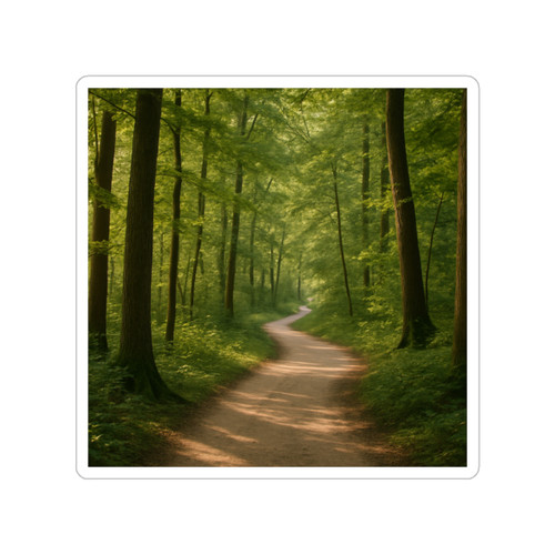 Path of Enlightenment - Transparent Outdoor Stickers, Die-Cut, 1pc