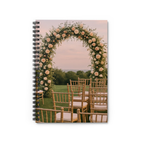 Ethereal Garden Bliss - Spiral Notebook - Ruled Line