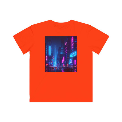 Cyberpunk Dreamscape - Kids Fine Jersey Tee