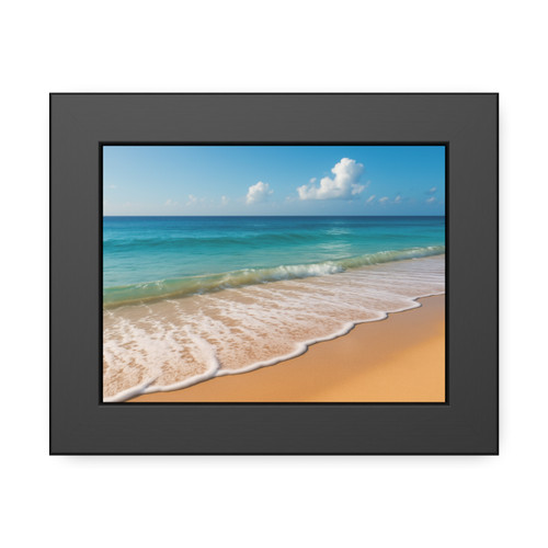 Serene Coastal Bliss - Framed Paper Posters