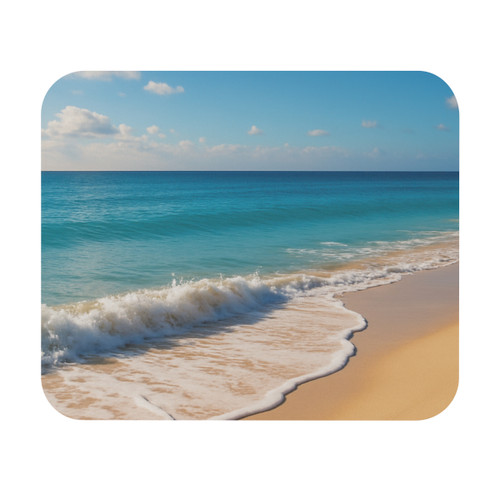 Serene Coastal Bliss - Mouse Pad (Rectangle)