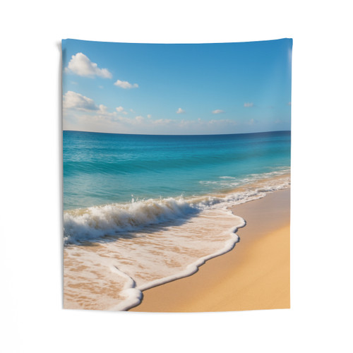 Serene Coastal Bliss - Indoor Wall Tapestries