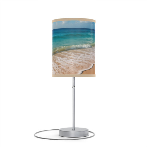 Serene Coastal Bliss - Lamp on a Stand, US|CA plug