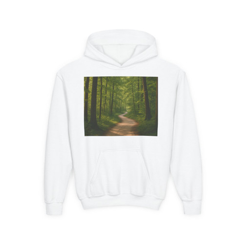 Path of Enlightenment - Youth Heavy Blend Hooded Sweatshirt