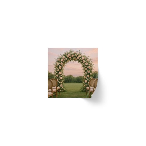 Ethereal Garden Bliss - Square Sticker Label Rolls