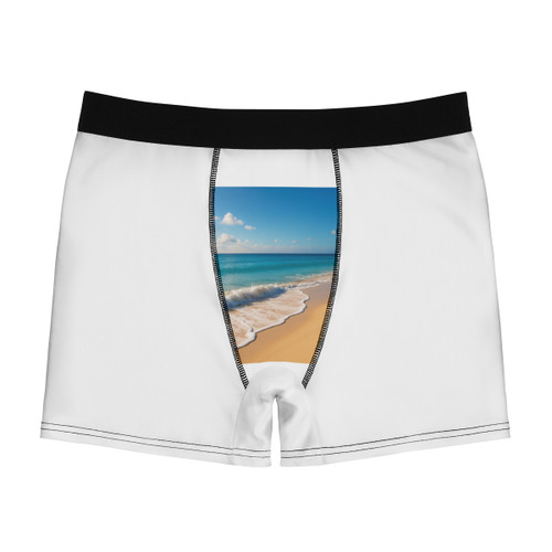 Serene Coastal Bliss - Men's Boxer Briefs (AOP)