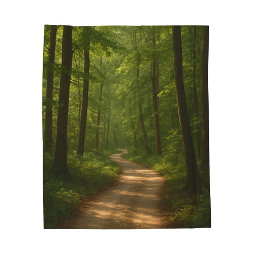 Path of Enlightenment - Velveteen Plush Blanket