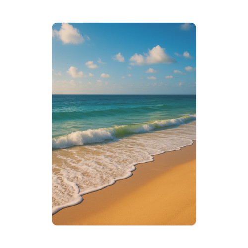 Serene Coastal Bliss - Poker Cards