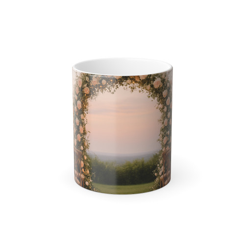Ethereal Garden Bliss - Color Morphing Mug, 11oz