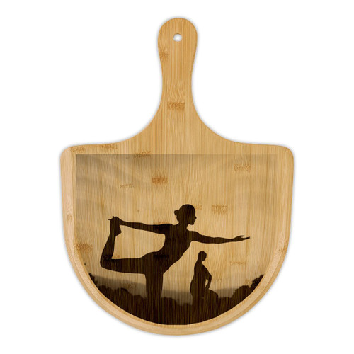 Serenity in Motion - Bamboo Pizza Board (Engraving)
