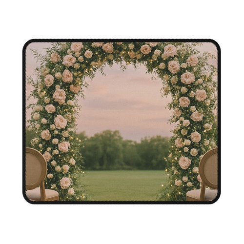 Ethereal Garden Bliss - Non-Slip Gaming Mouse Pad