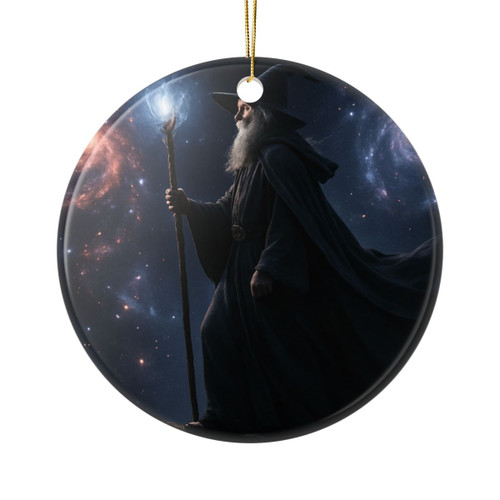 Celestial Spellbinder - Ceramic Ornaments, 1-Side Print