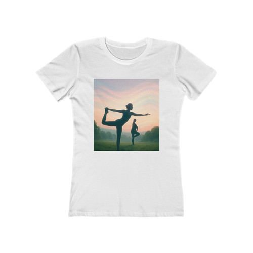 Serenity in Motion - The Boyfriend Tee for Women