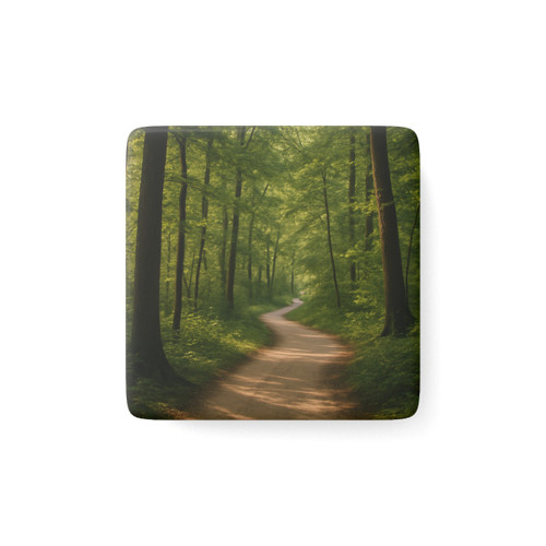 Path of Enlightenment - Porcelain Magnet, Square