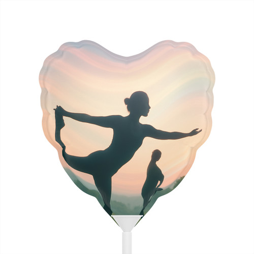 Serenity in Motion - Balloons (Round and Heart-shaped), 6"