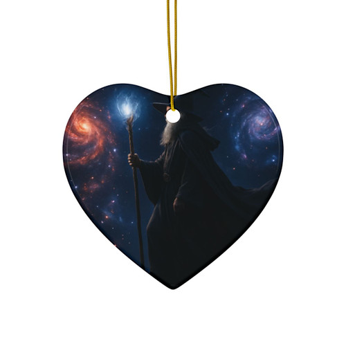 Celestial Spellbinder - Ceramic Ornaments, 2-Side Print, (1pc, 3pcs, 5pcs, 10pcs)