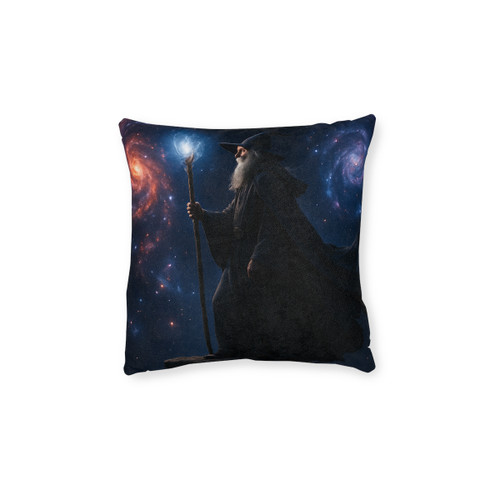 Celestial Spellbinder - Square Pillow - Pink Back