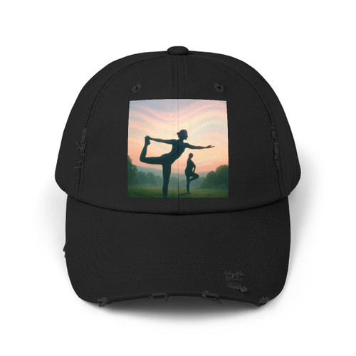 Serenity in Motion - Unisex Distressed Cap