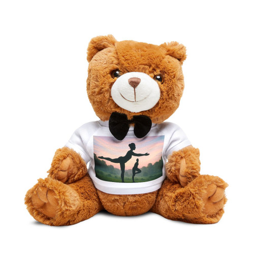 Serenity in Motion - Teddy Bear with T-Shirt